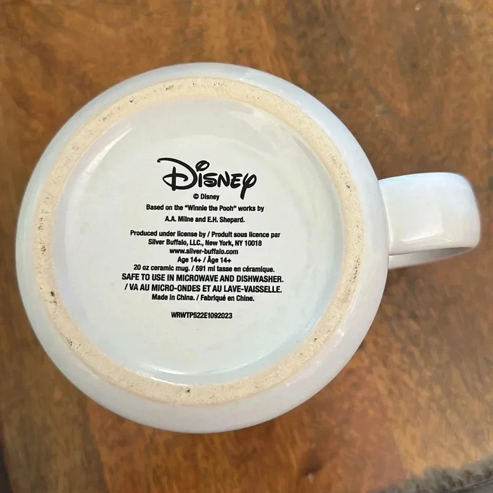 DISNEY Winnie The Pooh “Oh Bother” White 20oz Ceramic Camper style Mug Coffee. - Picture 4 of 5